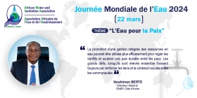 JME 2024 : Message du Directeur Général de l'Office National de l'Eau Potable de Côte d'Ivoire