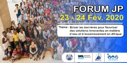 Invitation au Forum des Jeunes Professionnels de l&#039;Eau et de l’Assainissement