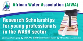 AfWA is awarding research scholarships to African Young Water and Sanitation Professionals