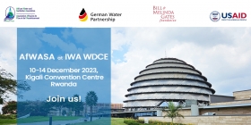 Join AfWASA at Kigali Convention Centre