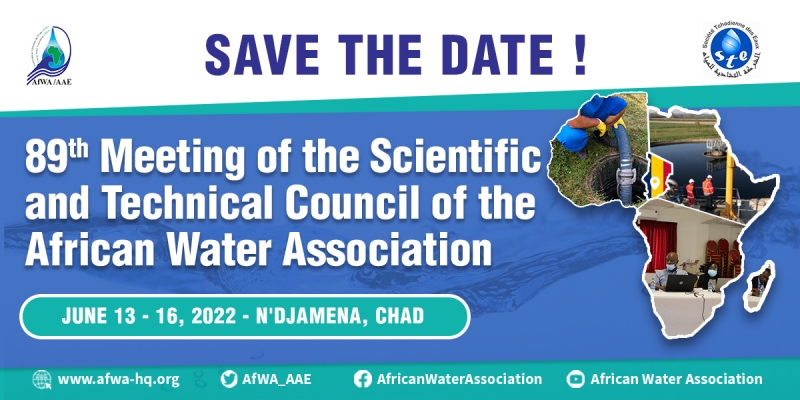 AfWA Statutory Meetings: Société Tchadienne des Eaux (STE) is hosting the 89th Scientific and Technical Council Meeting in N&#039;Djamena
