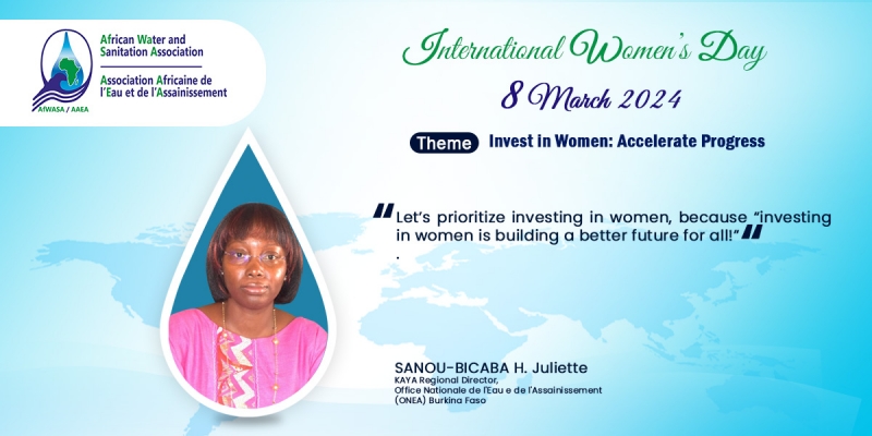 IWD2024: Statement by the President of the Women Water and Sanitation Professionals of Burkina Faso