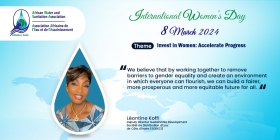JIF2024 : Déclaration de la Présidente du Réseau Ivoirien des Femmes Professionnelles de l&#039;Eau, de l&#039;Assainissement et de l&#039;Environnement