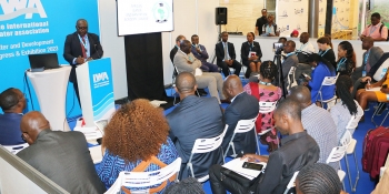 AfWASA presents the African Water and Sanitation Academy to the participants in the Water and Development Congress in Kigali