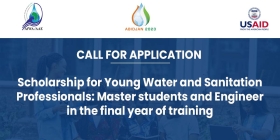 AfWA is awarding research scholarships to African Young Water and Sanitation Professionals