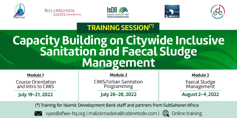 CWIS and Fecal Sludge Management: AfWA is about to build the capacity of Islamic Development Bank staff and partners