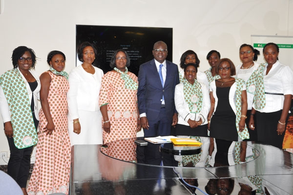 Présentation du Réseau Ivoirien des Femmes Professionnelles de l’Eau et de l’Assainissement (RIFPEA) au Ministre des Infrastructures Economiques