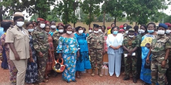 RECAFPEA donates to military women in Central African Republic